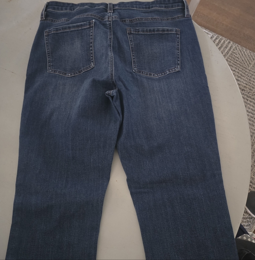 2 Pairs Of Buffalo Indigo And Black Hi Rise Mollie Straight Leg Jeans Size 10 - Picture 3 of 11
